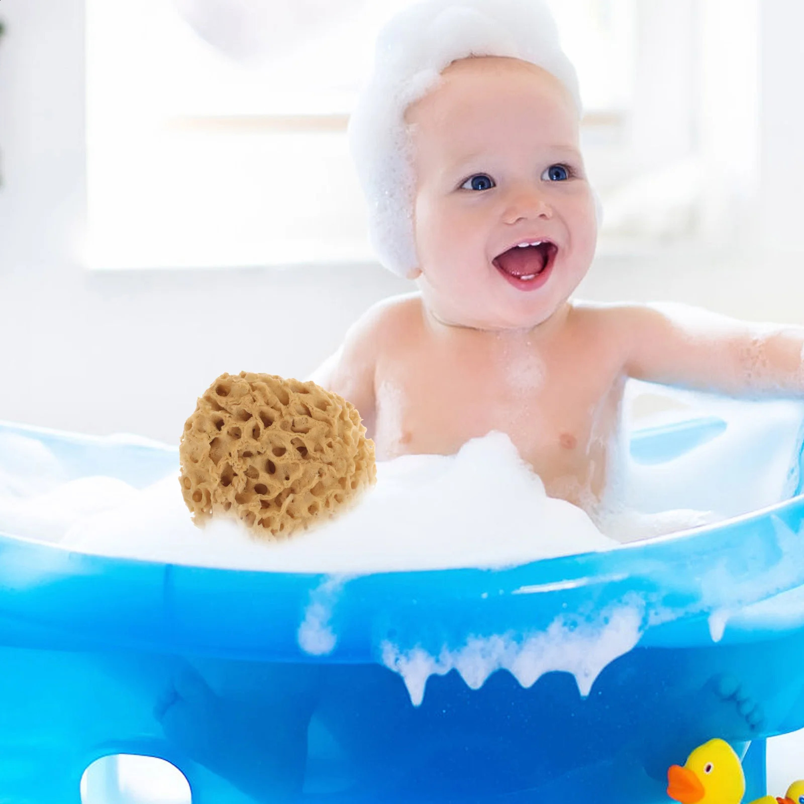 Bath Ball Sponge Greek Natural Bathroom Shower Take Skin Cleaning Scrubber Baby Sea 241226