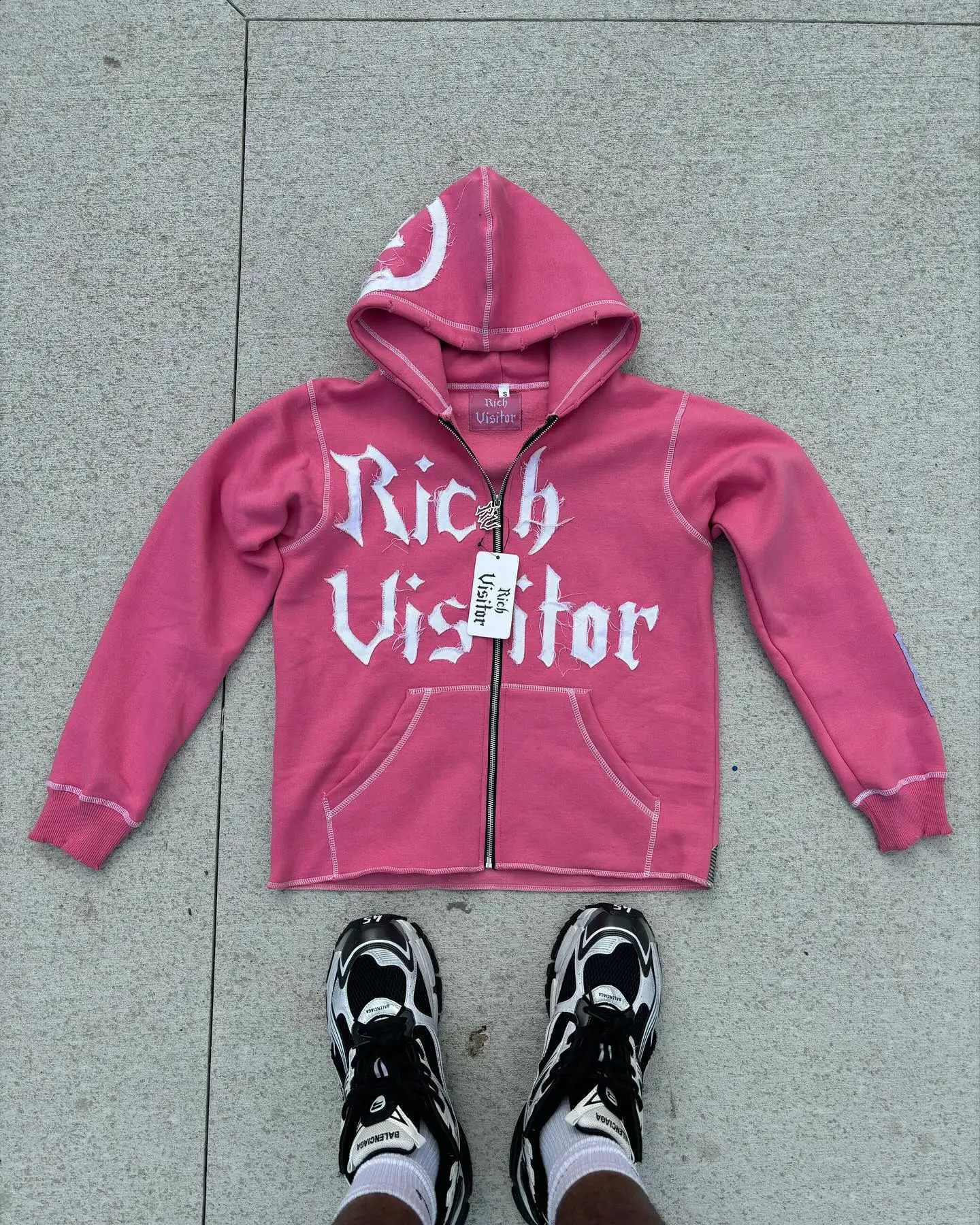 Autumn/Winter Y2k Dark Zip Up Loose Sweatshirts Men and Women Gothic Personaliy Punk Hip Hop Jackets Streetwear Hoodies 241224