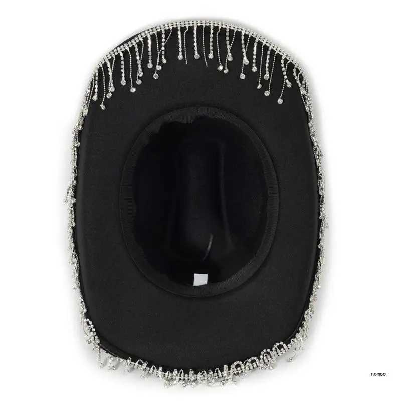 Cowboy Hat Tassel Scarf Single Party Costume Set W241225