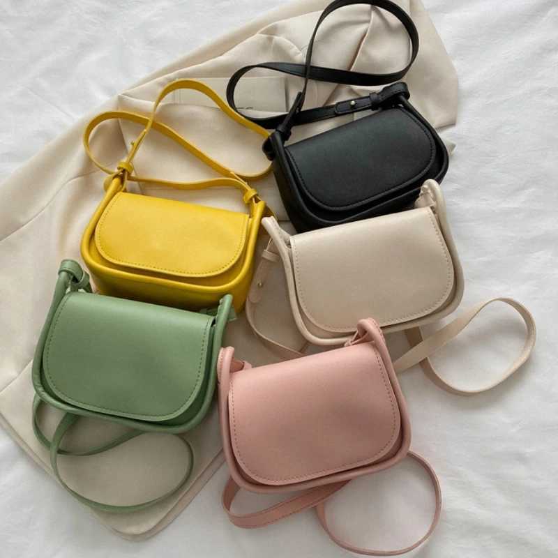 Solid Color PU Leather Bags for Women Stylish and Simple Mini Bag 2024 Small Square Bag Bolsos Para Mujer Drop ShippingXJ241225