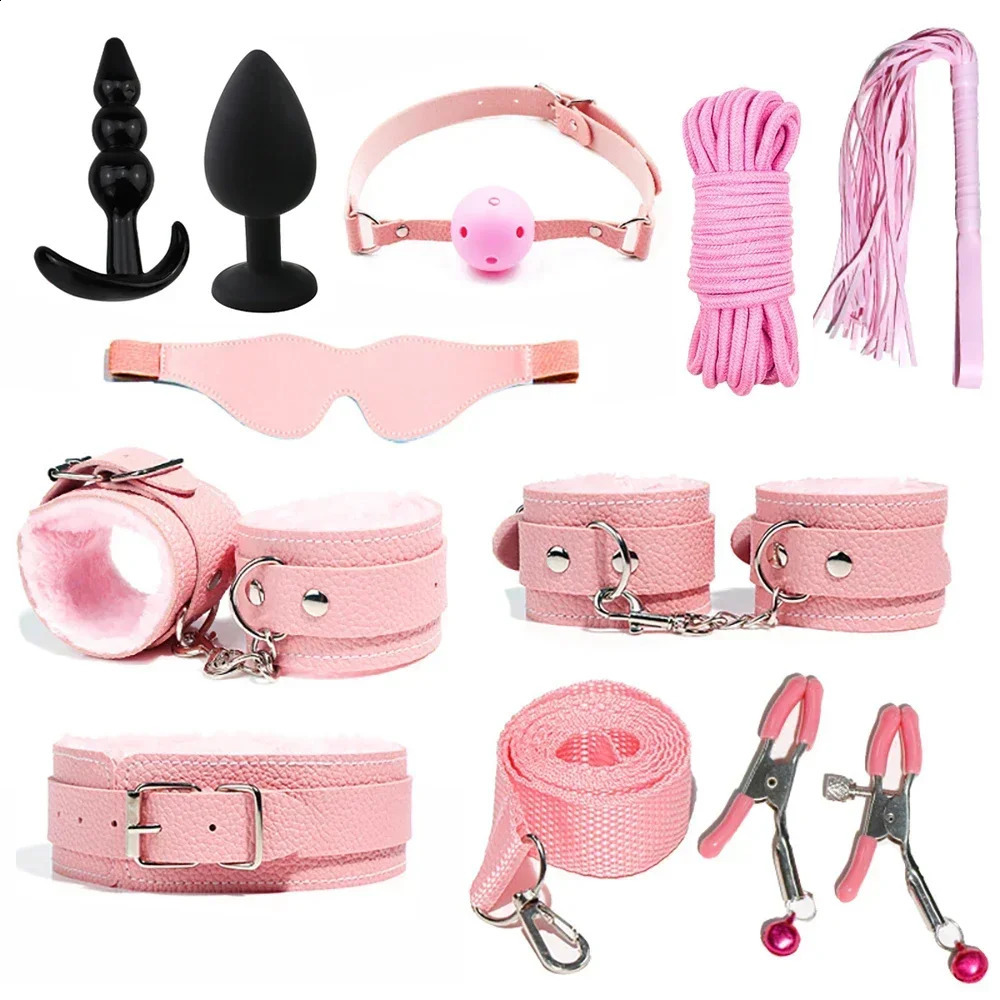 Spot Dildo Vibrator Anal Plug Set Sex Toys For Women Whip Handcuffs For Sex Bdsm Exotic Adult Games 241226