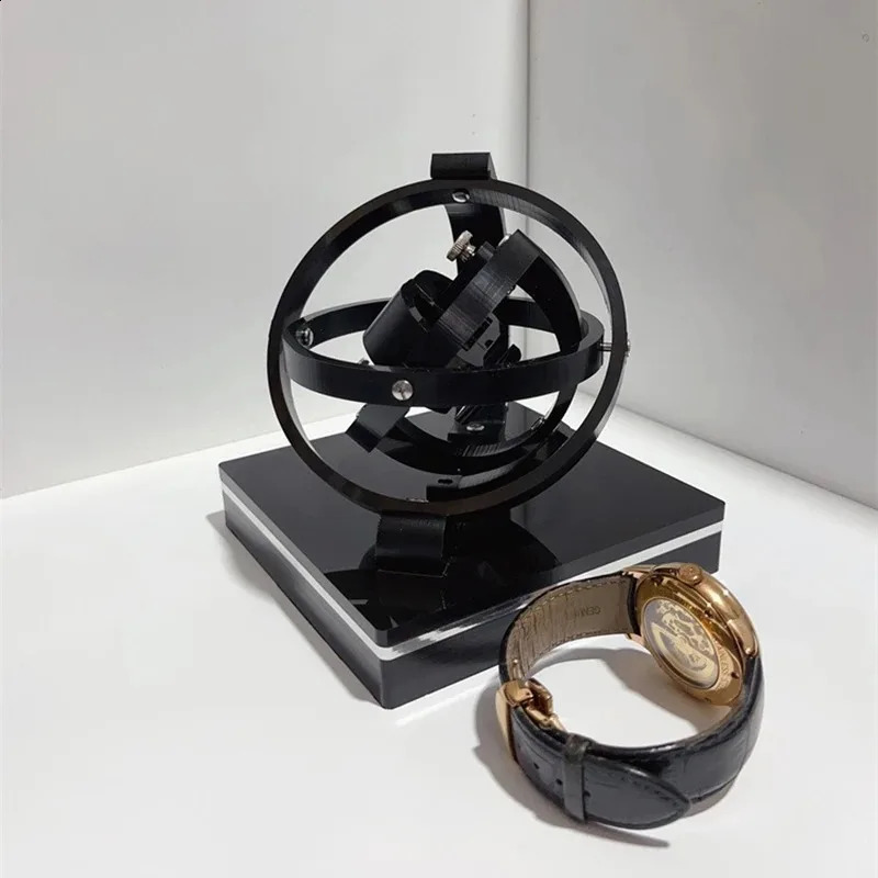Stereoscopic Watch Winders Automatic Winding of Mechanical Watches 360° Rotating Men Wrist Watch Display Storage Winder Device 241226