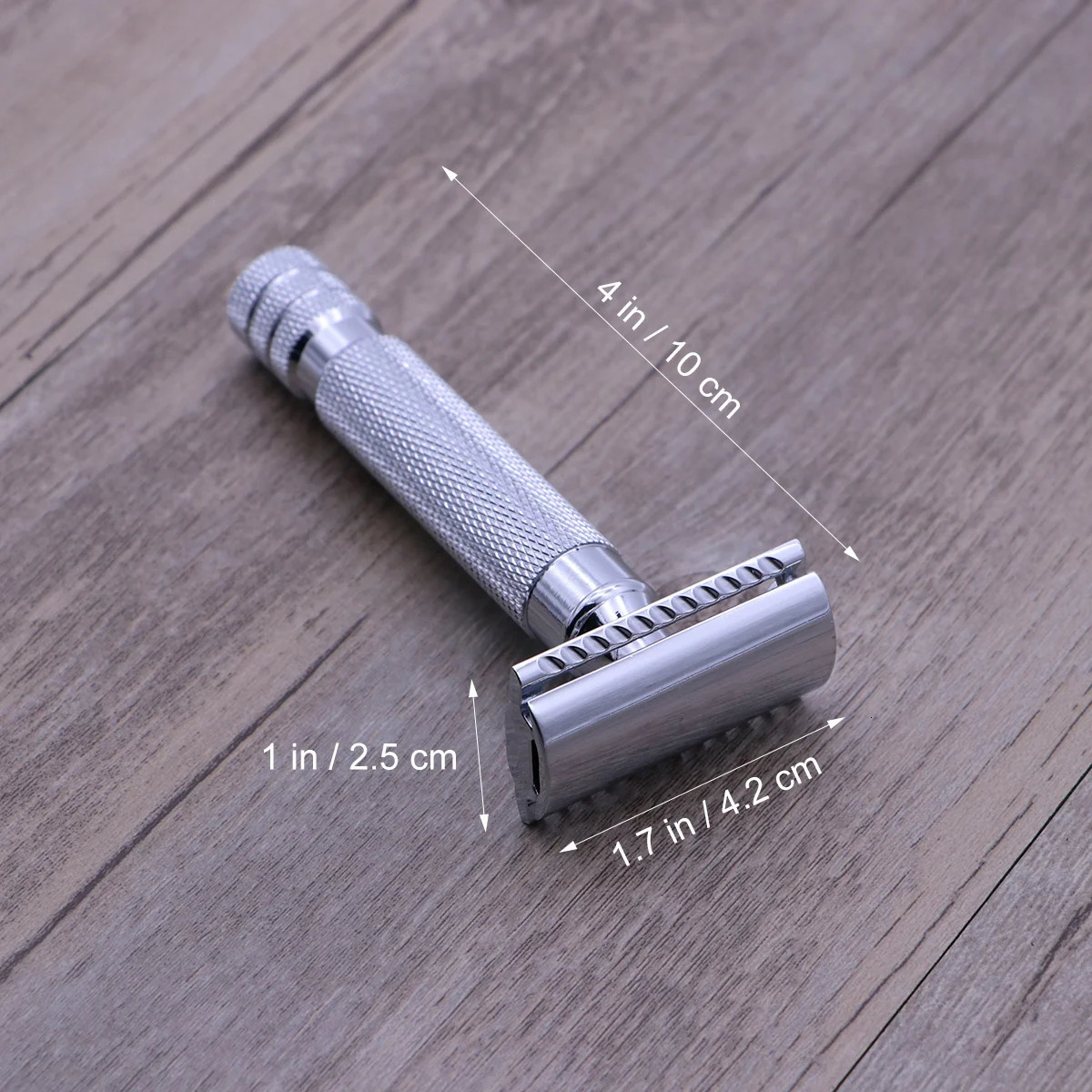 Men Shaving Razor Short Handle Classic Stainless Steel Double Edge Manual Shaver Safety Razor 241225