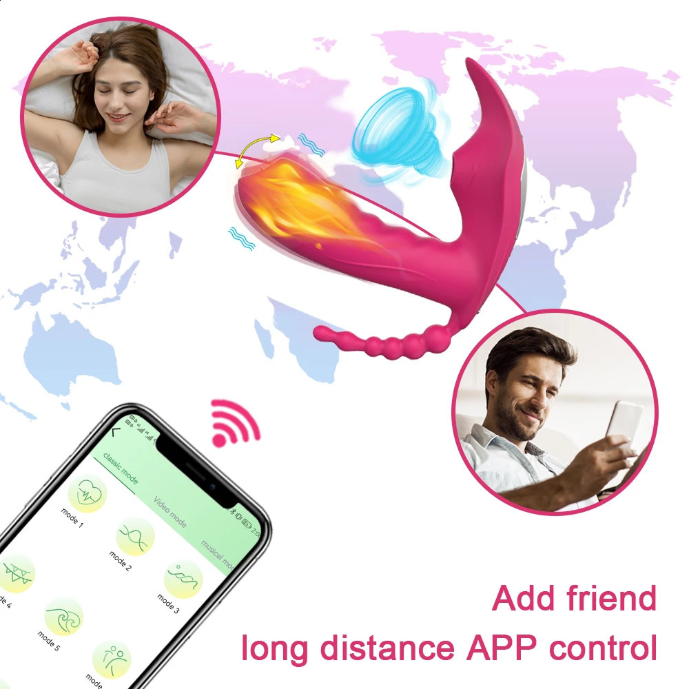 Bluetooth APP Dildo Vibrator Female for Women Vacuum Sex Toys Wireless Remote Control Vibrating Panties Toy Couple Adult 18 241226
