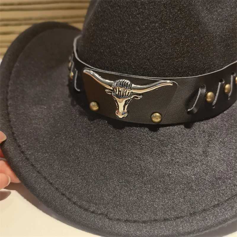 Cowboy Hat Western Cowboy Girl Panama Leisure Outdoor Decoration Summer Spring Women Cs Sombrero Vaquero Sombrero New W241225