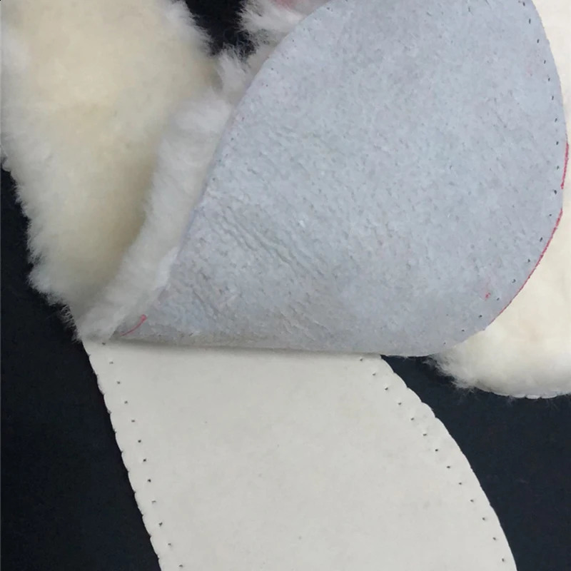 Wool insoles for shoes Sheepskin Natural Shearling Real Fur Wool Men and women To keep warm in winter 241226