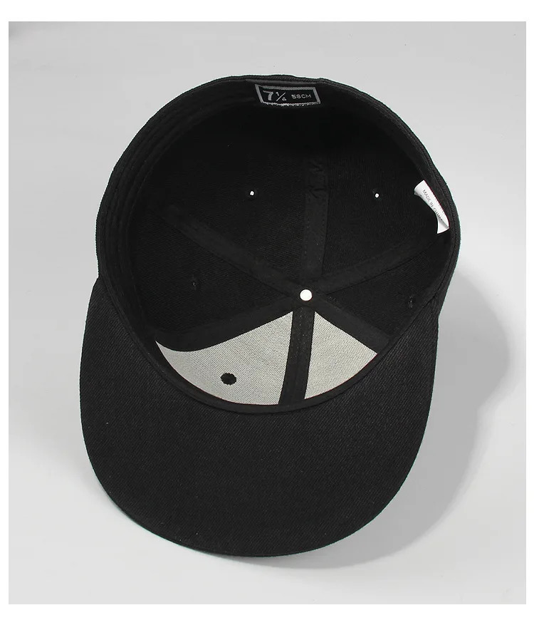 56cm 58cm 59cm 60cm 62cm 64cm Plus Size Caps Men Top Quality Pure Cotton Hip Hop Cap Adult Solid Color Baseball Hats 241225