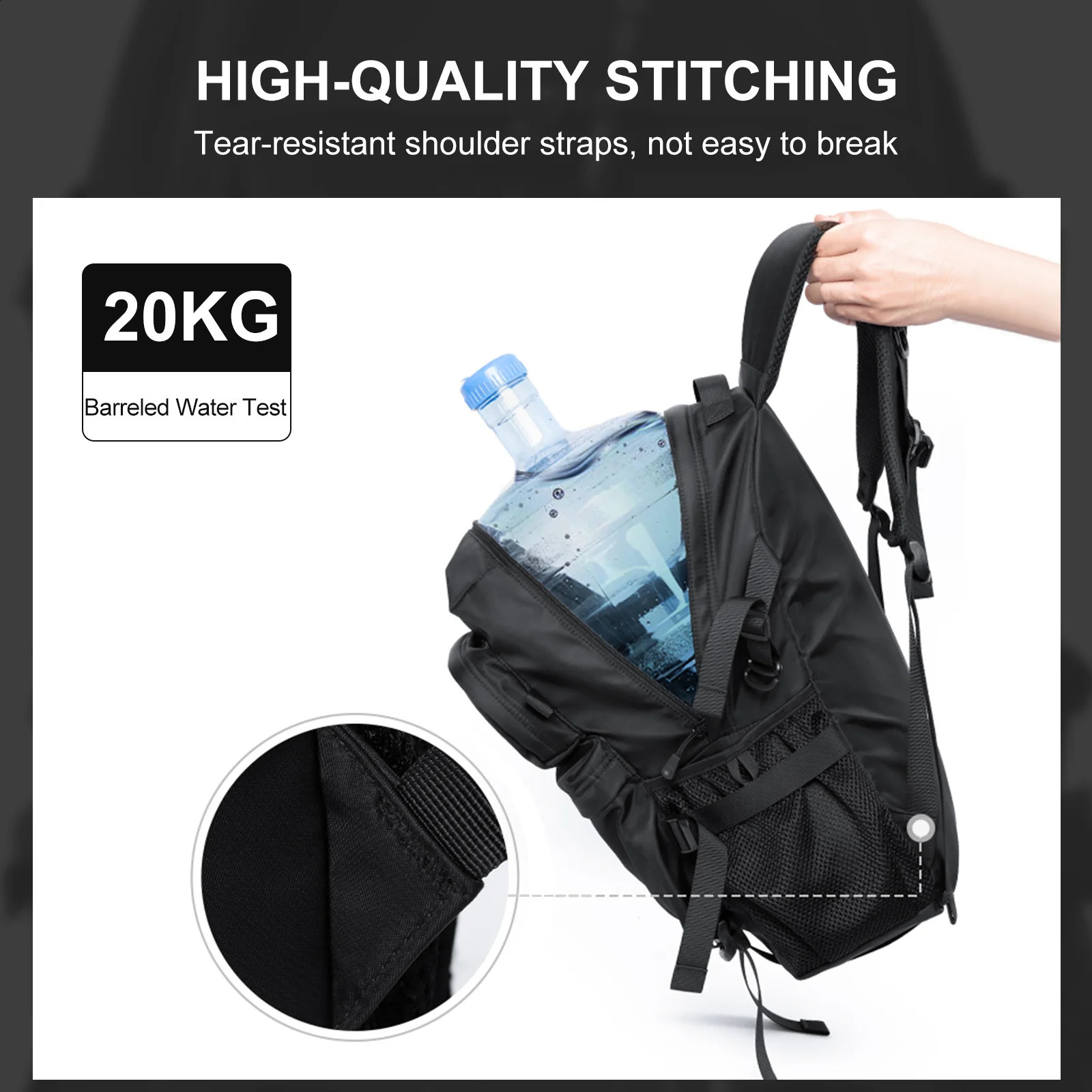 Travel Backpack for Men Large Capacity for Leisure Travel Outdoor Hiking Oversized Laptop Backpack Waterproof Backpack for Women 241226