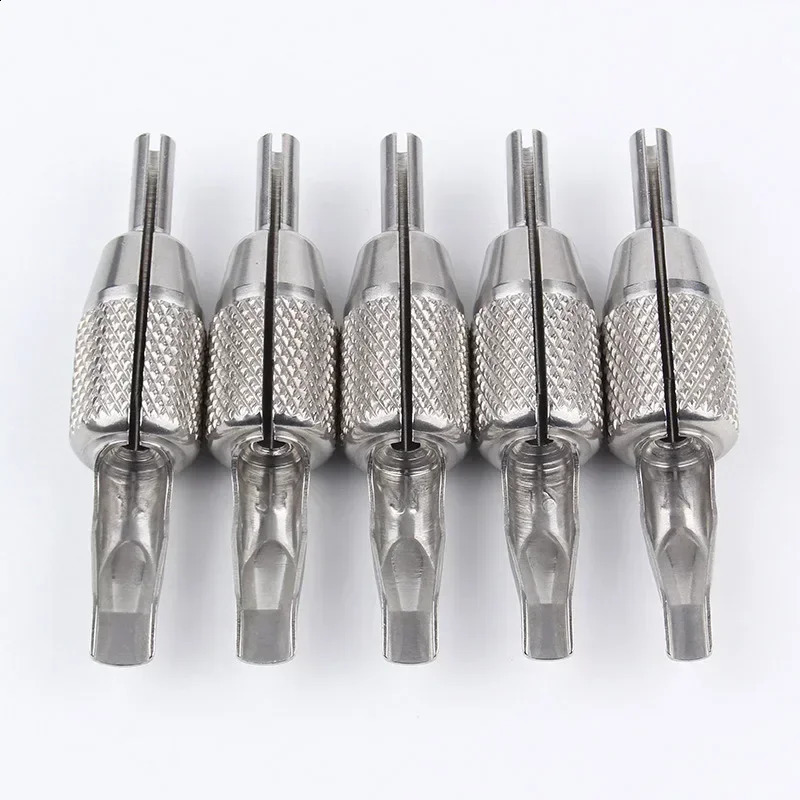 Stainless Steel Tattoo Grip Large Row One Handle Large Size Tattoo Equipment Fog Nozzle Tattoo Supplies Grade Reusable 241223