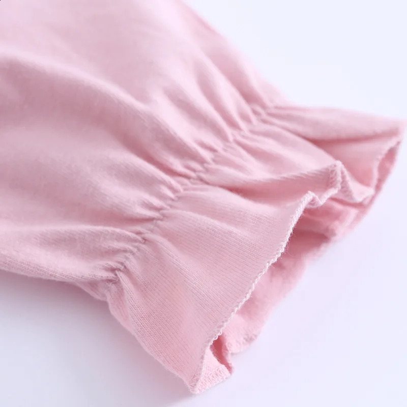 Childrens Pajamas for Girls Cotton Nightdress Teenager Long Sleeve Nightgowns Kids Lace Princess Dress Baby Pijamas Home Wear 241226
