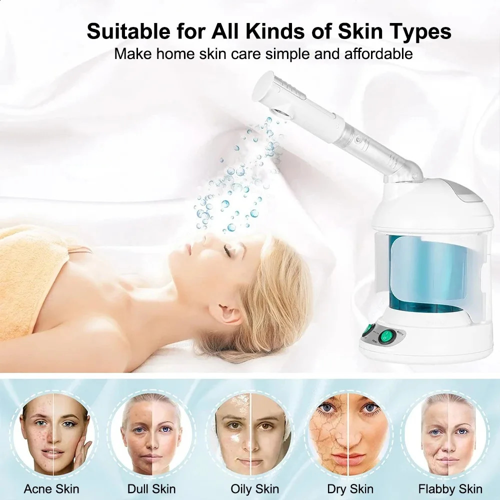 Mist Face Spray Portable Steame for Face Moisturizer Evaporator Professional Ionic Steamer 241226