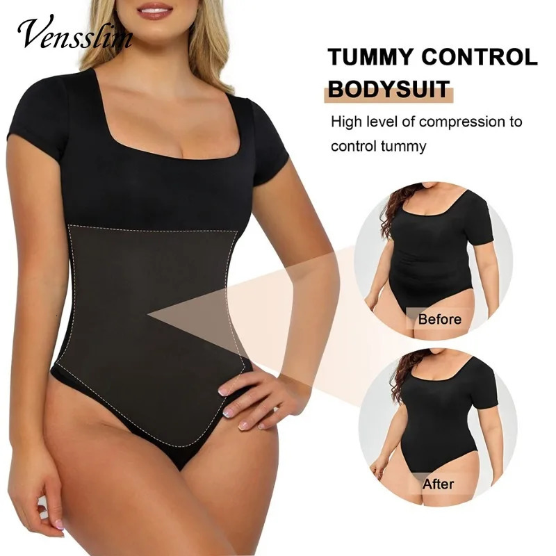 Vensslim Women Slimming Full Body Shaper Bodysuits Waist Trainer Butt Lifter Panties Tummy Control Lingerie Hooks Shapewear 241225