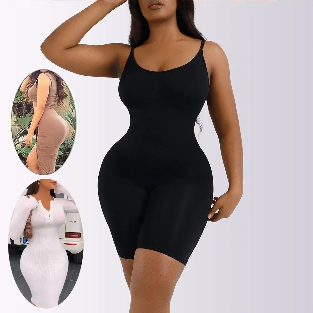Shapewear Stree jumpsuit Women Tummy Control full Body Shaper Bodysuit Reducing and Shaping Girdles 241225