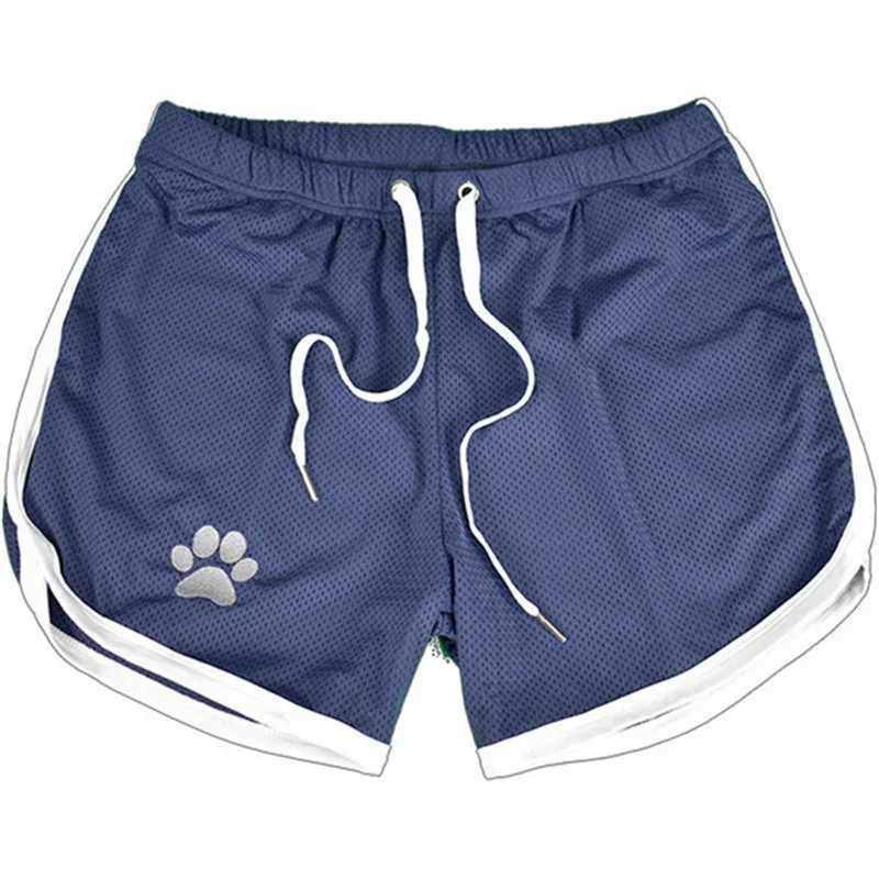 2024 Mens Gym Fitness Shorts Bodybuilding running sports shorts Jogging Workout Male Summer Breathable Mesh Shorts SweatpantsXJ241226