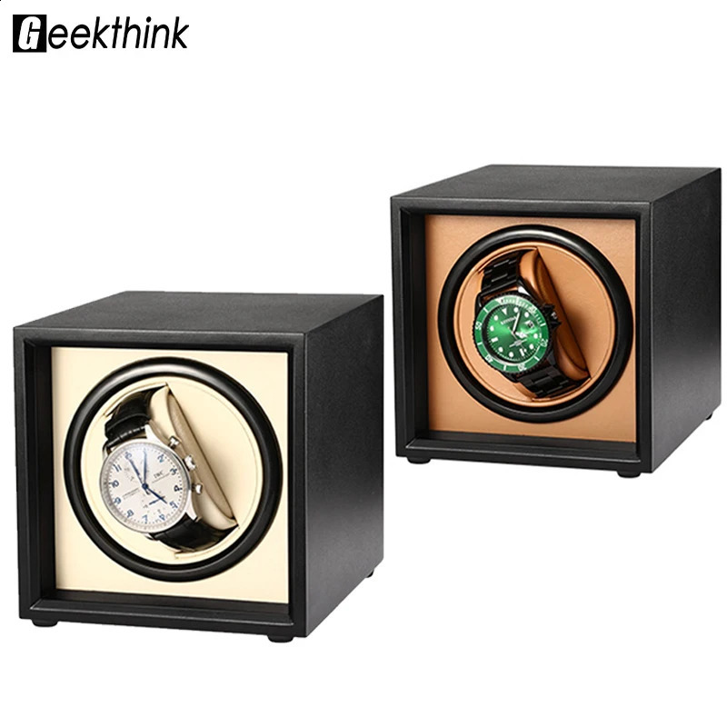 Geekthink MINI Watch Winder for automatic watches watch box automatic winder Mini style can be placed in a safe Box or drawer 241226