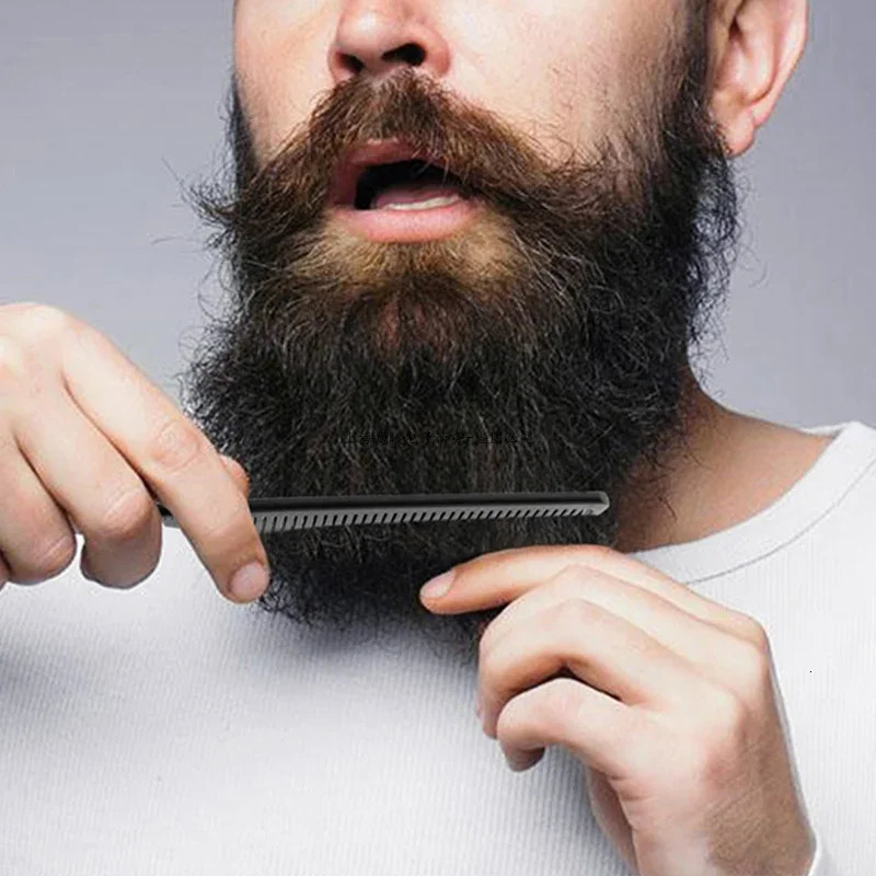 3Pcs static Hair Combs Mini Double Side Hair Brush Beard Comb Barber Comb Hair Styling Tools Salon Accessories 241225
