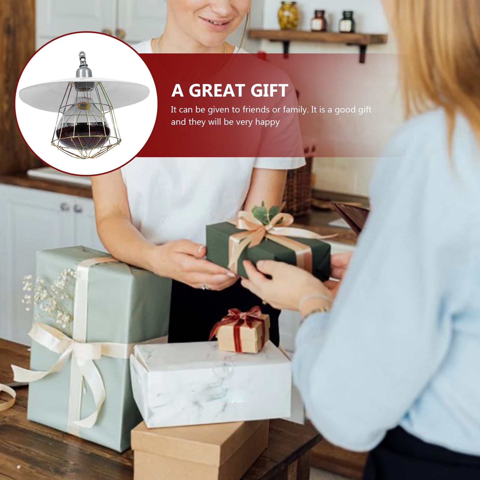 Heat Lamp Set Chicken Heating Pet Cage Warming Livestock Tool The Fence Aluminum Light Warmer Accessory