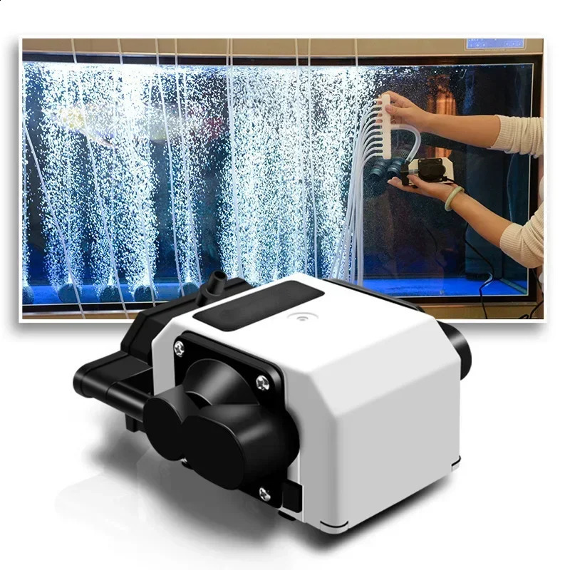 Fish Tank Ultra Quiet Aquarium Air Pump 25W Fish Tank Oxygen Pump Large Volume Pump Deep Water Special Compressor for Aquarium 241225