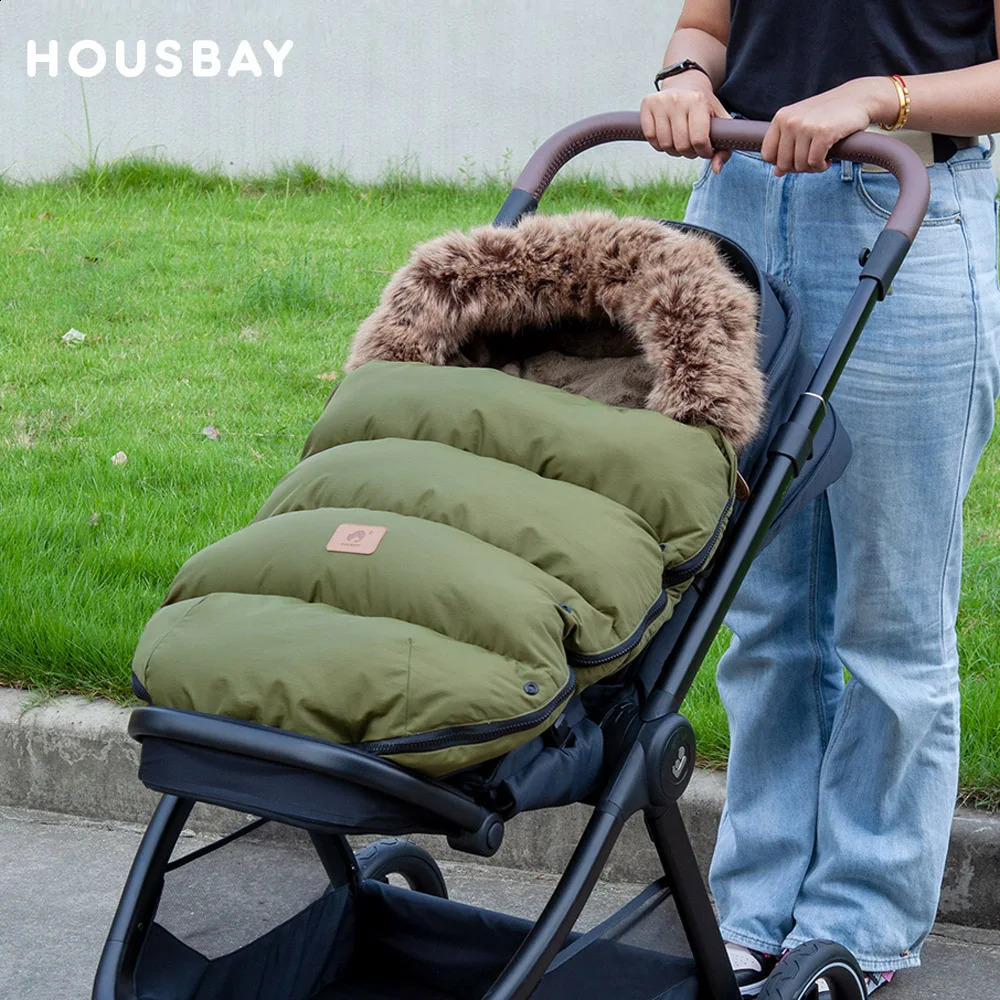 Baby Stroller Footmuff 024Months Winter Warm Windproof Thicker Universal Pram Envelope Sack Accessories 241225