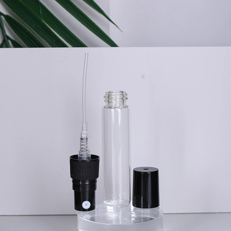 50/piece 5ml high quality glass bottle essential oil cologne ultra fine mist spray bottle mini portable perfume bottle 241225