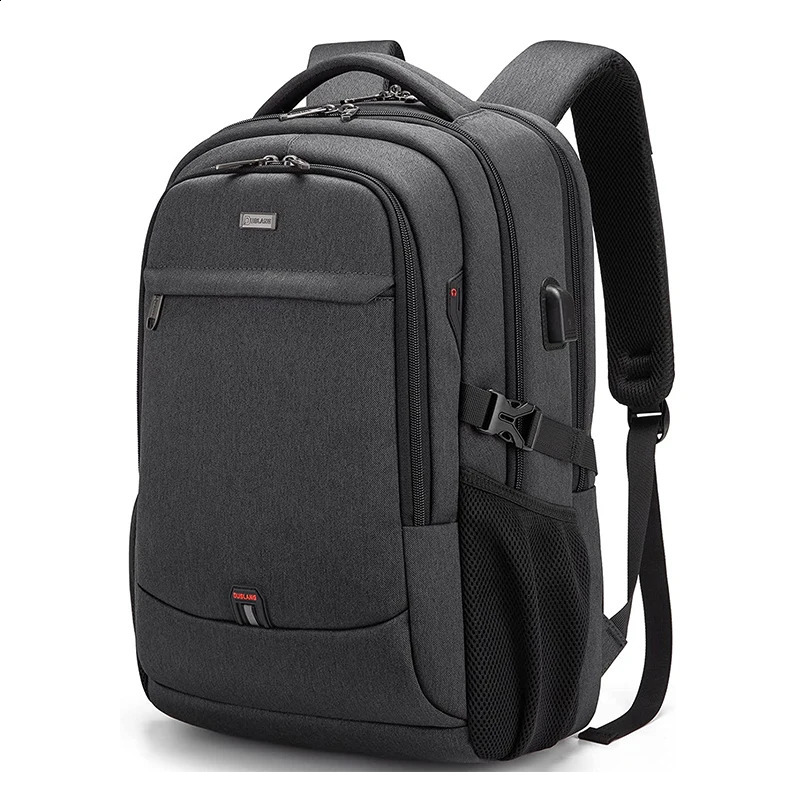 Fashion Water Resistant Business Backpack For Men Travel Notebook Laptop Backpack Bags 17.3 inch Male Mochila For Teen 241226