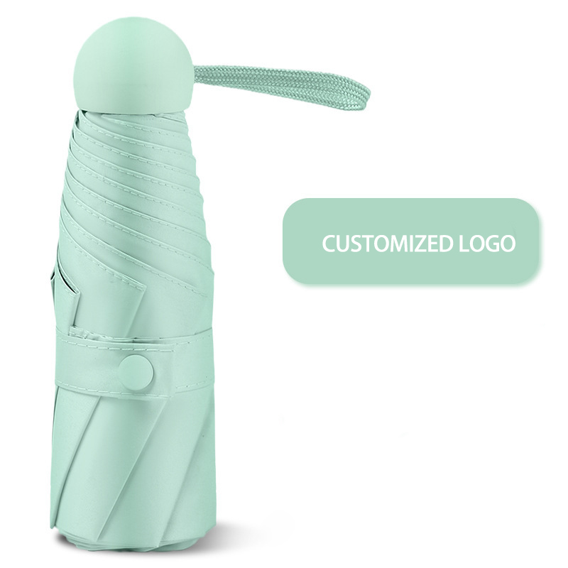 Durable Pocket Size Sun Protection Umbrella - UV Blocking & Windproof Design
