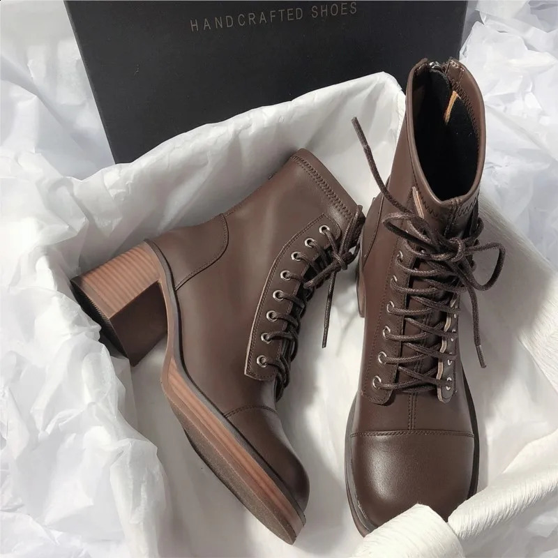 Thick-soled British style stretch skinny short square high-heeled knight vintage motorcycle boots C35 241226