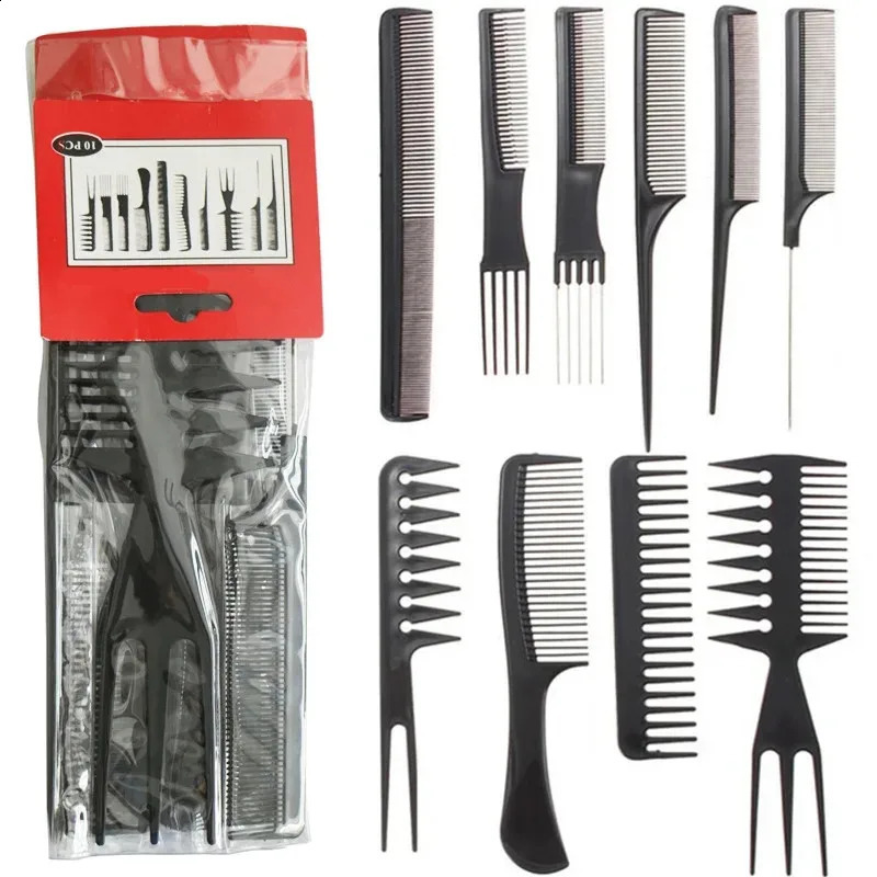 Barber Hairdressing Combs Multifunction Hair Detangler Comb static Haircare Hairstyling Tool Set Stylist Accessories 241225