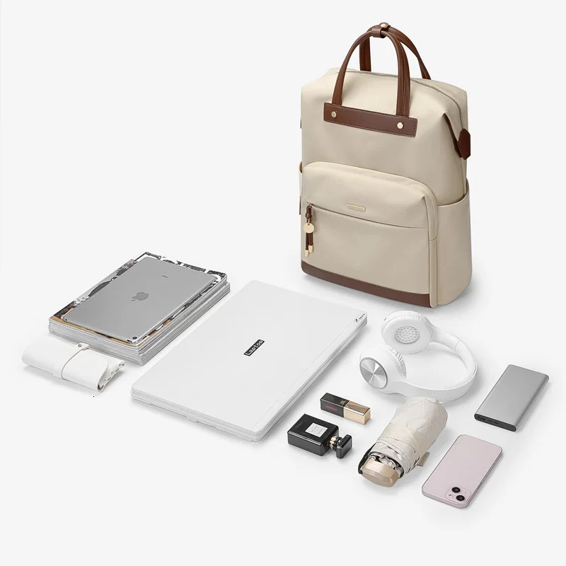 GOLF Backpack Large Capacity Schoolbag Female College Student Computer Bag Minimalist Female Handheld Backpack 241225