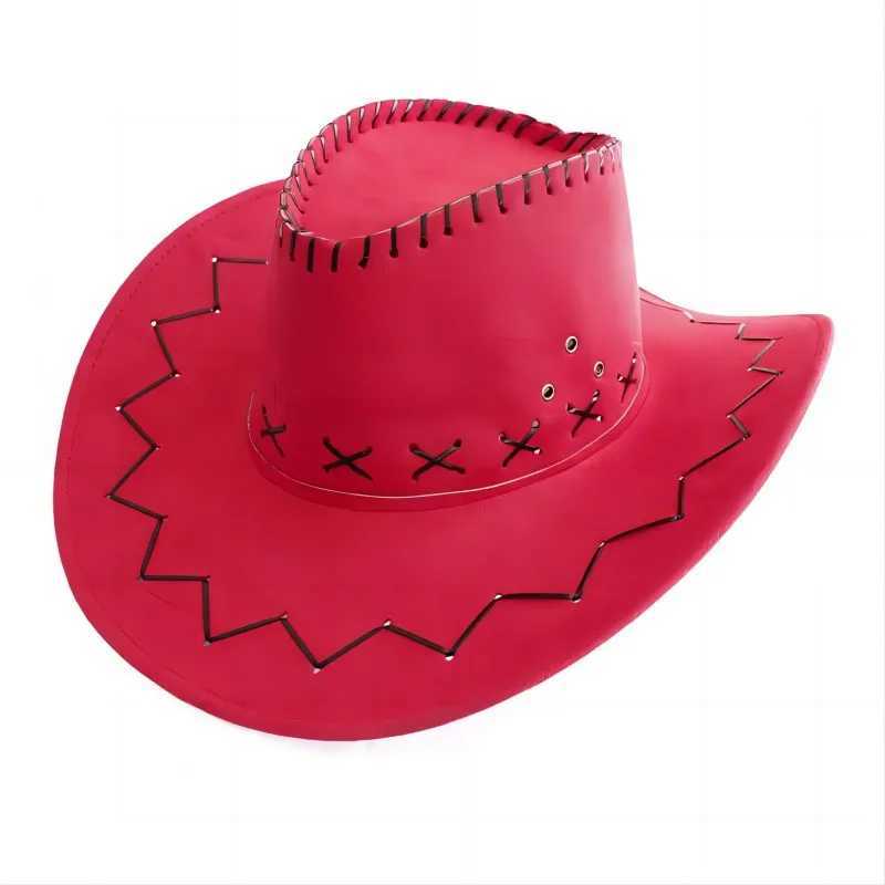 Western cowboy hat Mongolian hat grassland sunshade summer outdoor travel knights top hat W241225