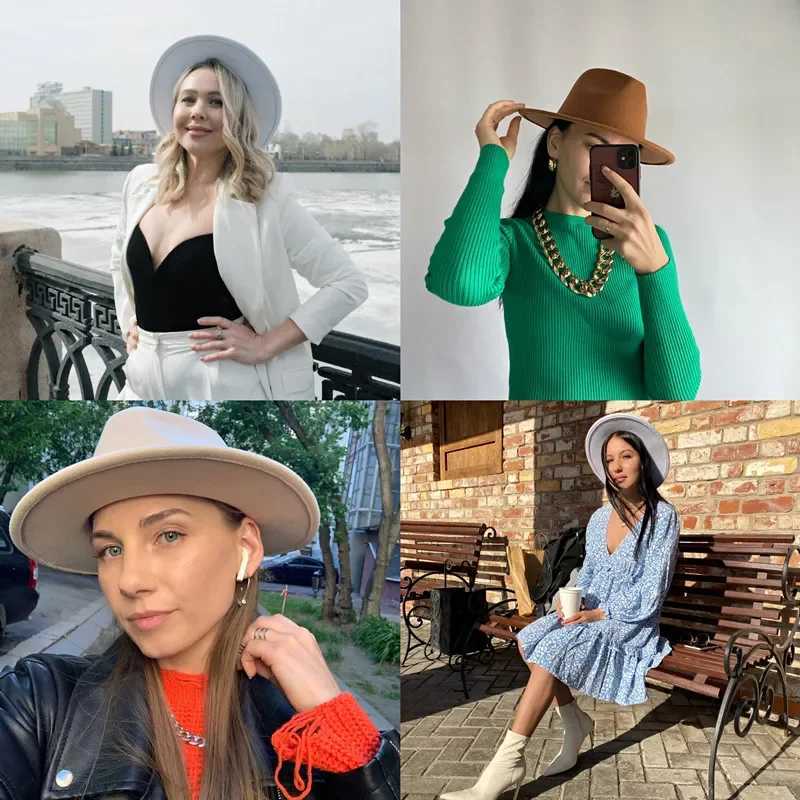 Fedora Hat Womens Winter Luxury Mens Hat Womens Fashion Formal Wedding Decoration Camel Panama C Fedoras sombrero hombre W241225