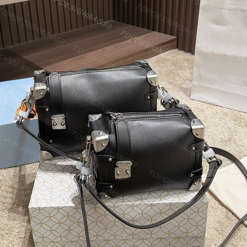 Soft Trunk Designer Bags Womens Luxury Crossbody Shoulder Bags Vintage Fashion Box Bags Lady's Outdoor Mini Box Handle Bags