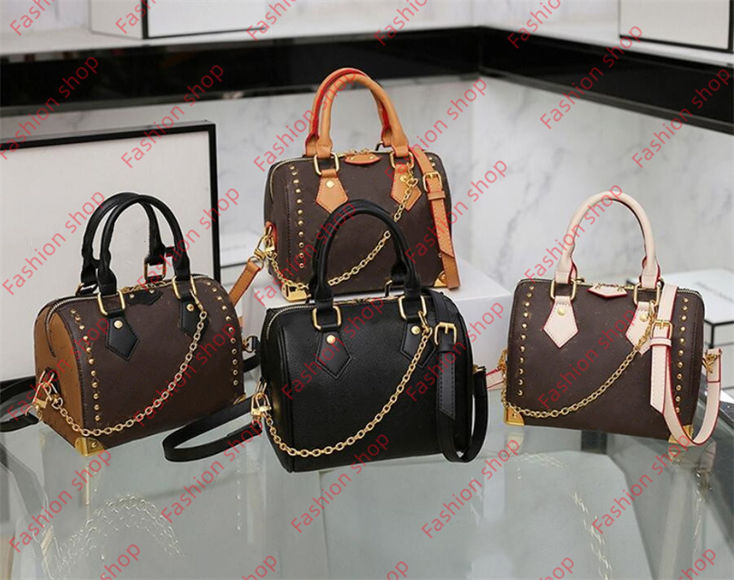 Designer Pillow bag women Speedys Trunk chain handbag Boston tote leather Shoulder crossbody bags Clutch wallet Hobo purses lady messenger Satchels handbags totes