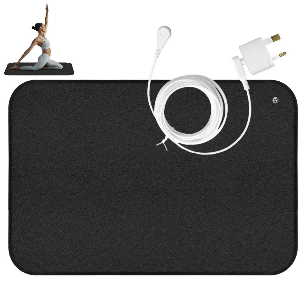 Grounding Mat for Sleep Energy Pain Relief Inflammation Balance Wellness Earth Connected Therapy for Grounding Conductive Rug 241225