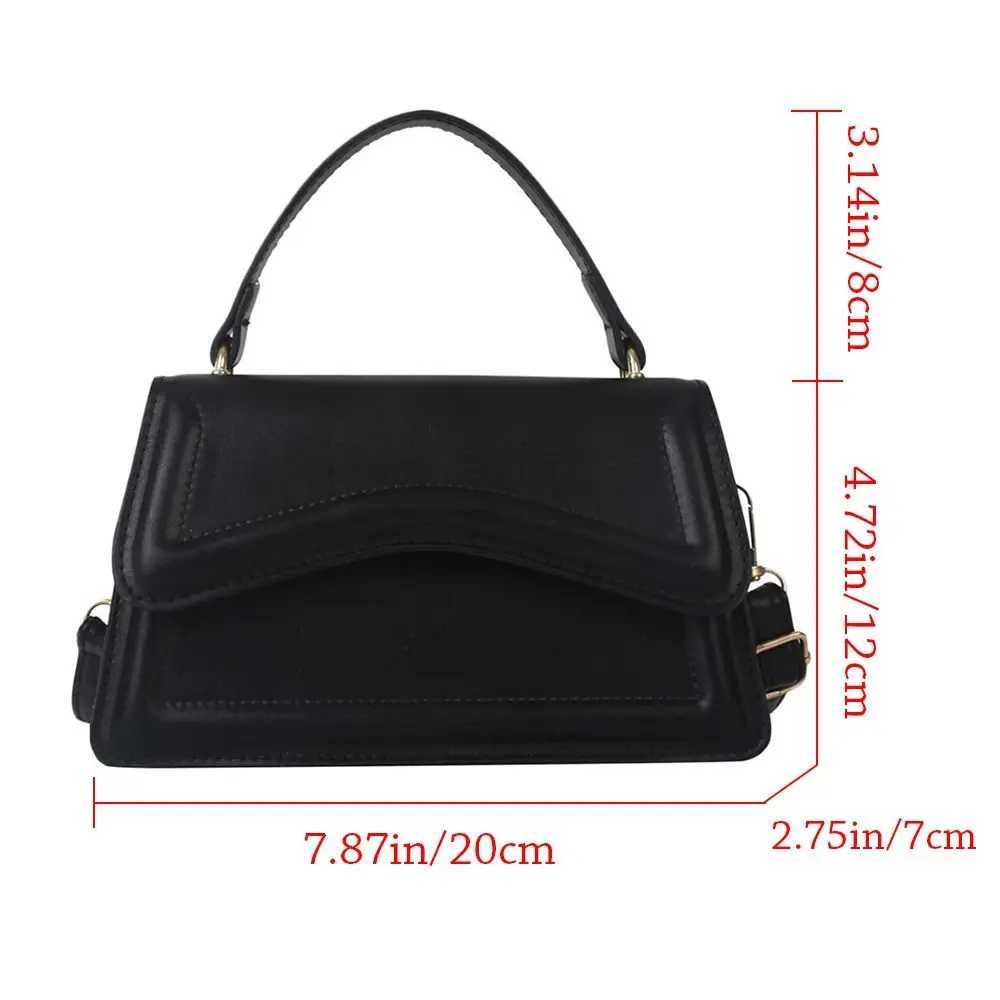 High Quality PU Leather Handbag Purse Womens Bag Solid Color Shoulder Crossbody Bags Lady Messenger Small ToteXJ241225