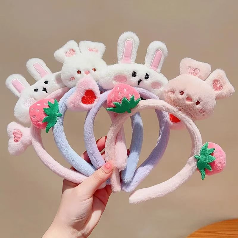 Adorable Rabbit Ears Hair Band with Cat Paw Design for Kids - Ideal for Playground Performances