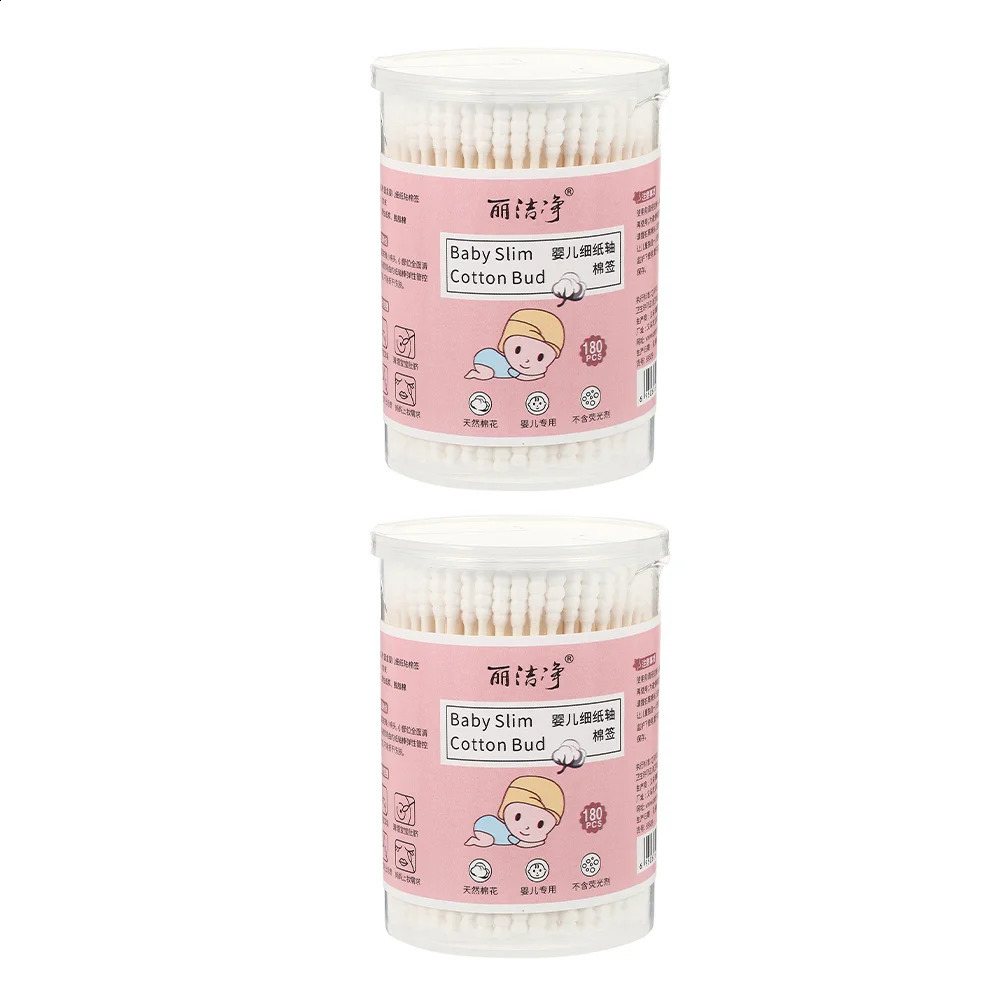 4 Boxes Cotton Swab Baby Swabs Care Buds Cleaning Tool for Double-ended Ear Multi-purpose Sticks 241226