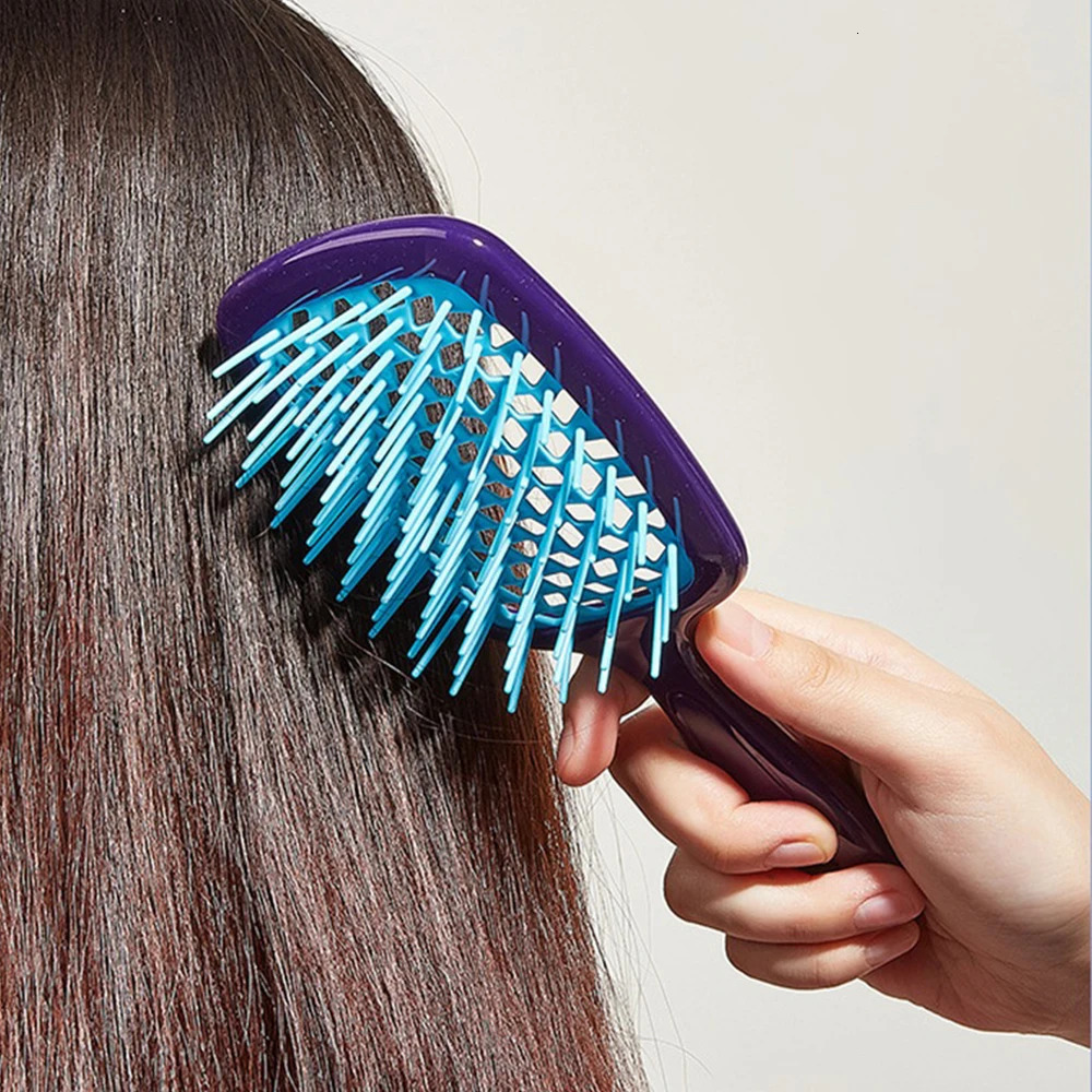 1 Scalp Massage Wide Tooth Air Cushion Comb Reduce Hair Loss And Dandruff Rapid Air Drying Of Detoxification Device Comb 241225