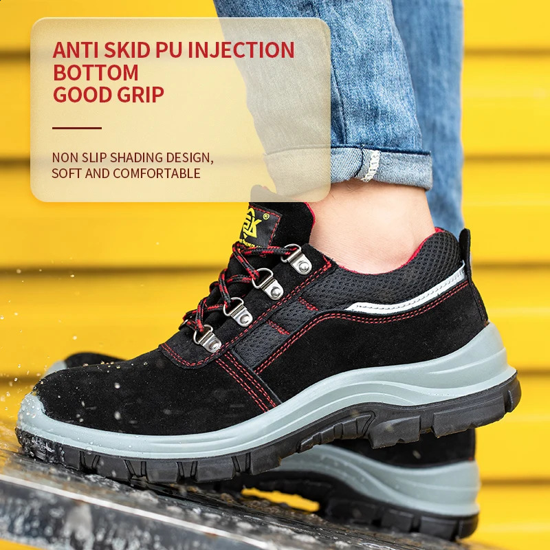 Safety Shoes Men for Work Lightweight Sport Sneakers Steel Toes Industria Protection for The Feet Original 241226