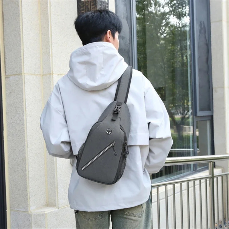 Fashion Shoulder Bag Waterproof Cross Body Bag Mens Multi functional Luggage Travel Sports Backpack Handbag 241223