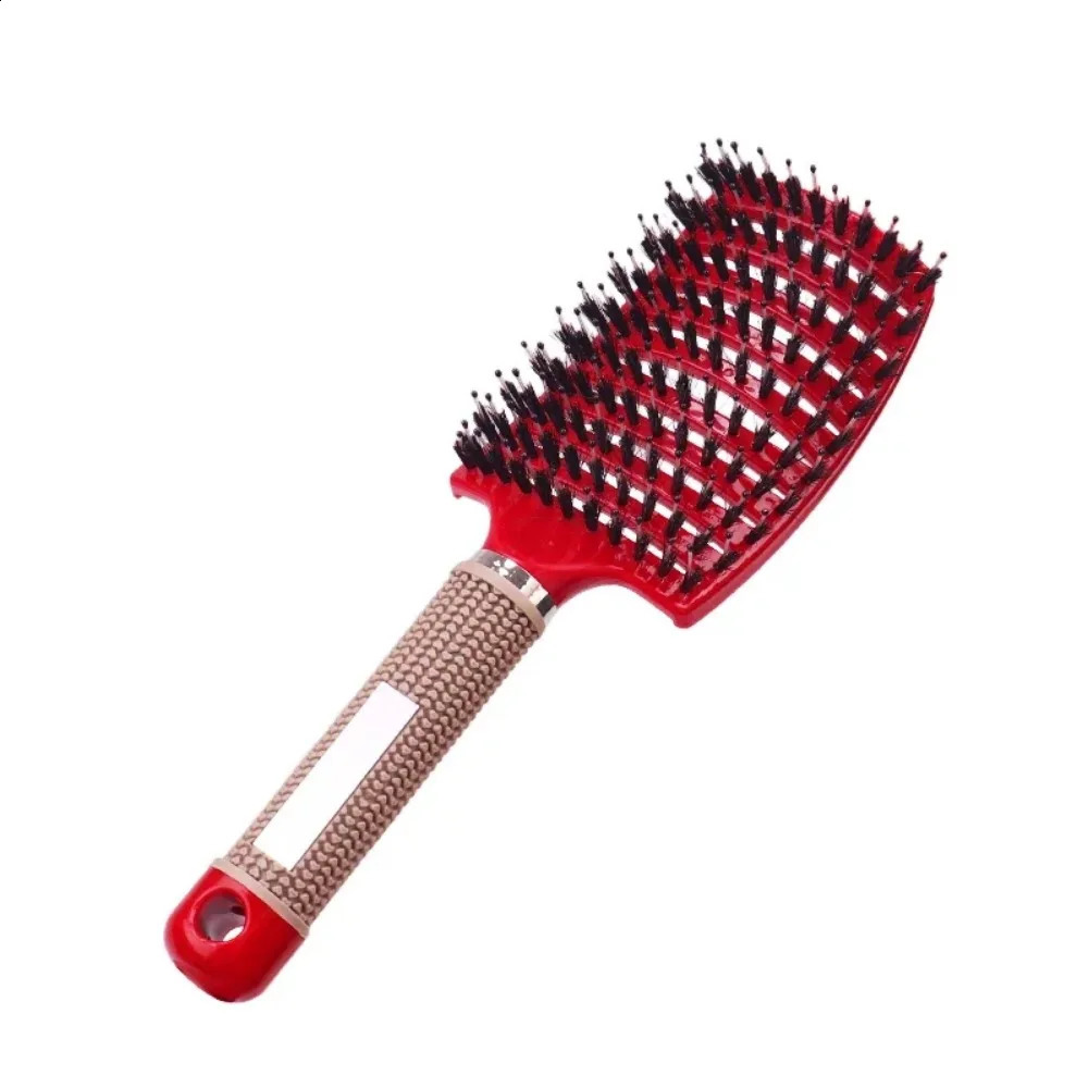Anti Klit Hairbrush Women Female Hair Scalp Massage Bristle nylon Hairbrush Wet Curly Detangle Hair Brush For Salon 241225