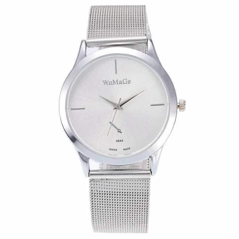 New Arrival Fashion womens watch brand luxury dress mesh steel watch casual womens student girl gift quartz rose gold womens watch Z241226