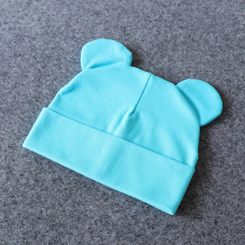 Baby Hat With Ears Cotton Warm born Accessories Girl Boy Autumn Winter For Kids Infant Toddler Beanie Cap Girls 241225