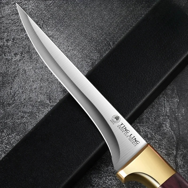 Shavers kitchen knives meat cutting straight knives hand forged cutting knives 241225