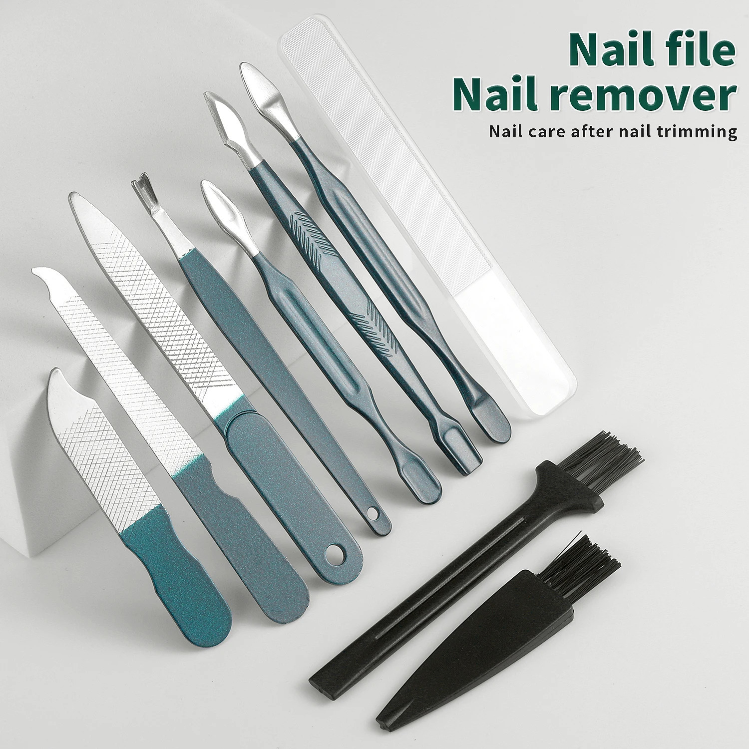 Manicure Set Pedicure Tools Set Nail Grooming Kit for Women Mens 40 in 1Dark Green Nail Manicure Kit Foot Hand Care Kit Nail 241225