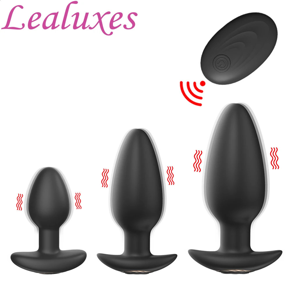 Wireless Remote Control Vibrating Anal Butt Plug Prostate Massager Sex Toys For Women Men Gay Clitoris Stimulator Vibrator 241226