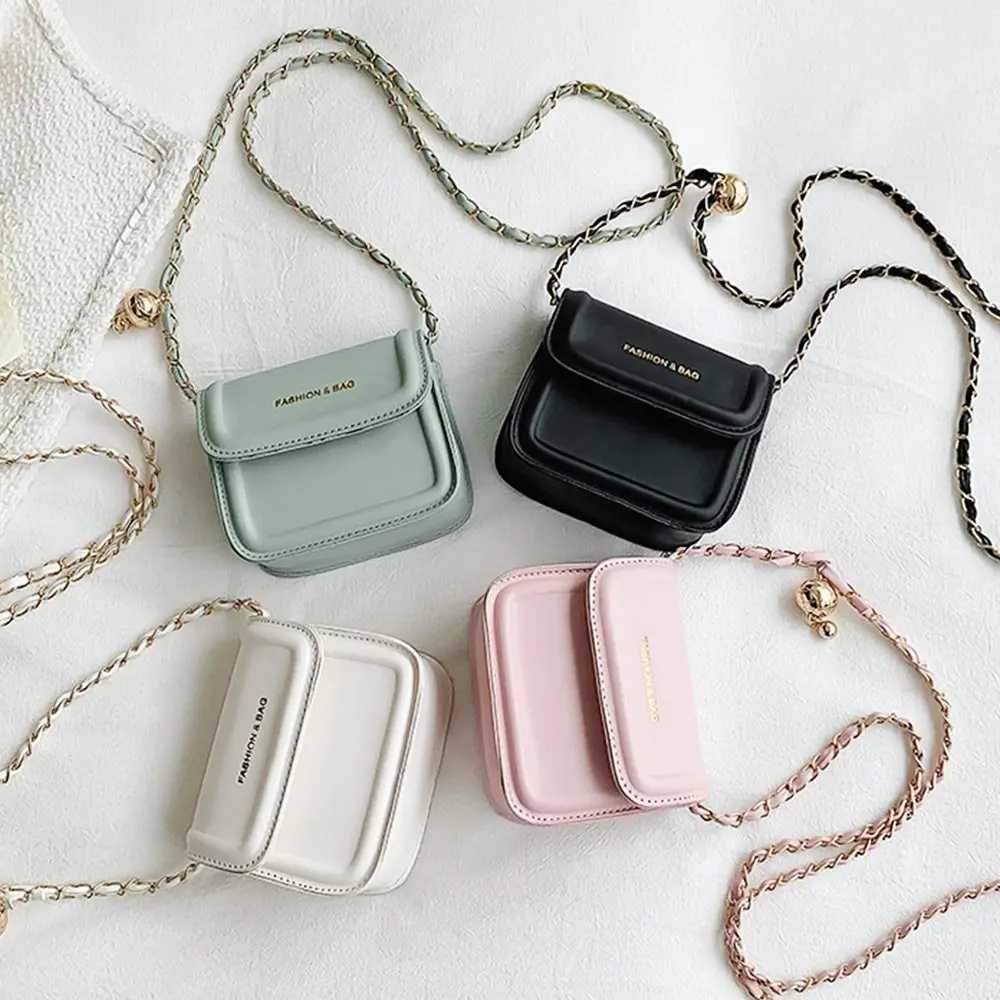 Fi Women Chain Shoulder Crossbody Bag Handbags Square Cluh Bags Female Underarm BagXJ241225