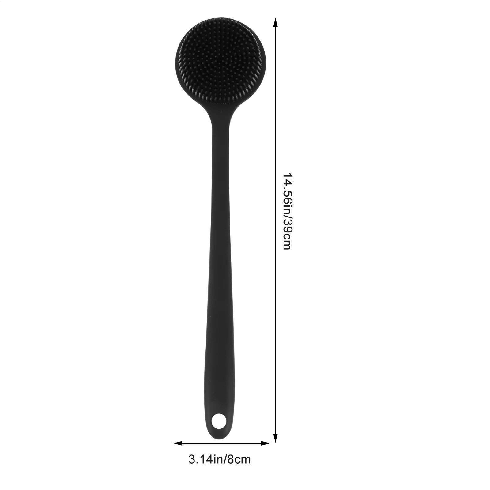 Silicone Long Handle Bath Brush Body Shower Scrubber Back Multifunction Massage Cleaning Scrubbers 241226