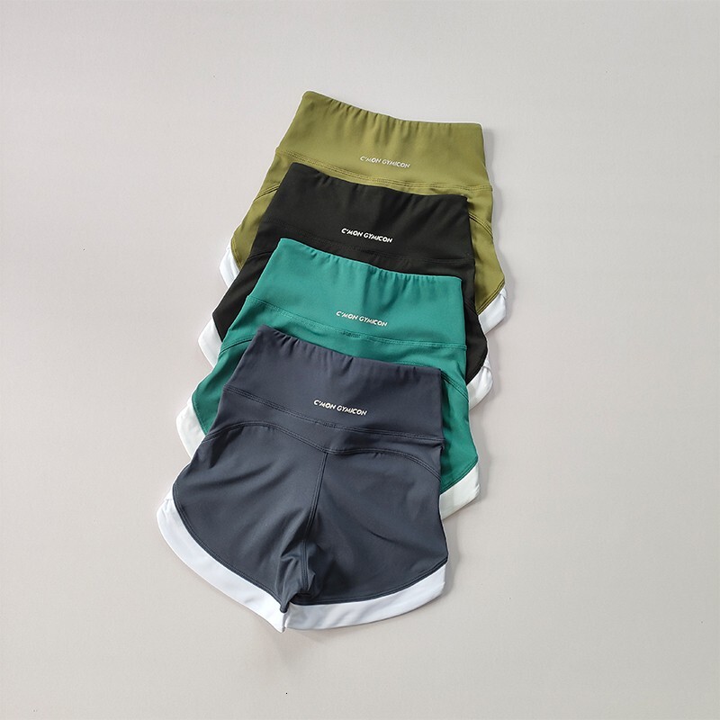 2023 Women's Yoga High Waist Sport Fiess Push-Up Tights Booty Gym Cycg Running Shorts Female