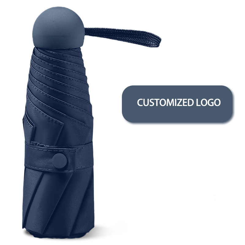 Durable Pocket Size Sun Protection Umbrella - UV Blocking & Windproof Design